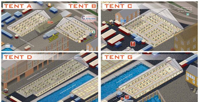 Boat Show Tent Detail Maps