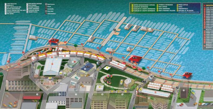 Illustrated Boat Show Map