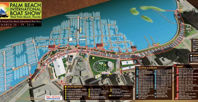 International Boat Show Illustrated Map