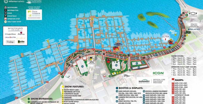 Palm Beach International Boat Show Map 2024