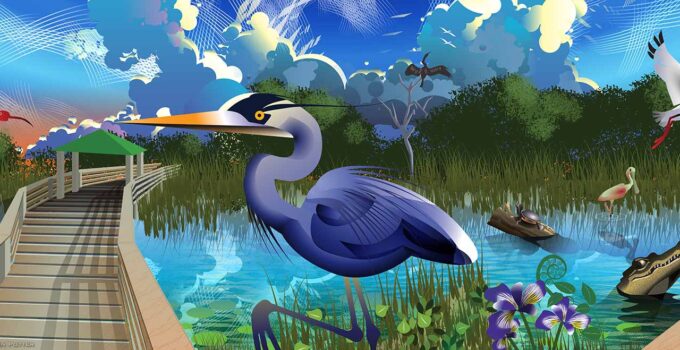 Wetlands Illustration