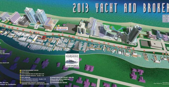 Brokerage Show in Miami Beach Illustrated Maps