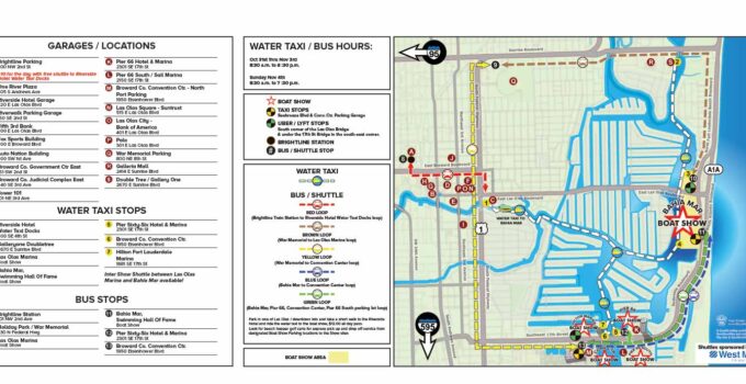 FLIBS 2018 Parking and Transit Map