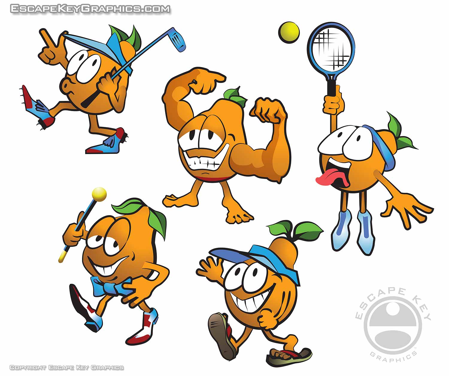 honeybell orange character cartoon