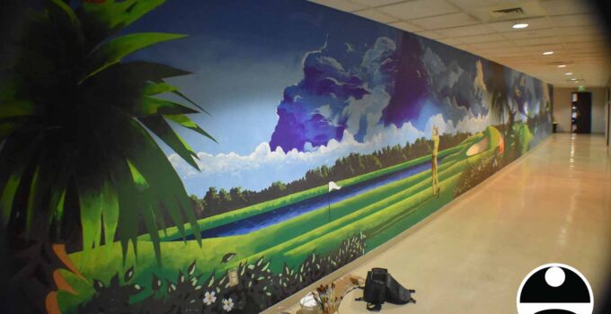 63 Foot Hallway Mural