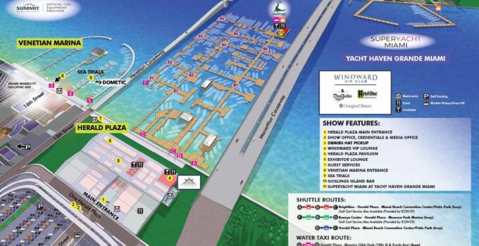 2025 Miami International Boat Show Map