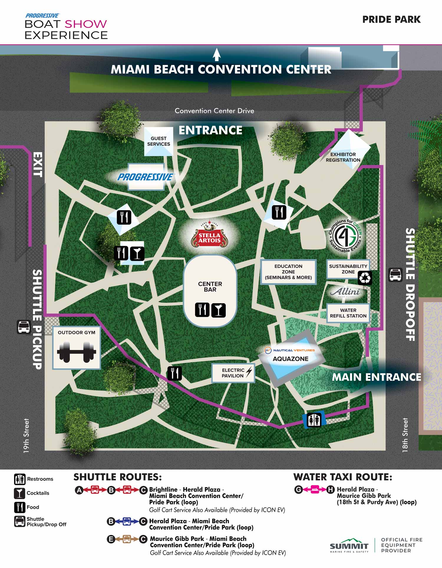 pride park map