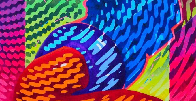 Painting of a Paint Tube in a Contemporary Style