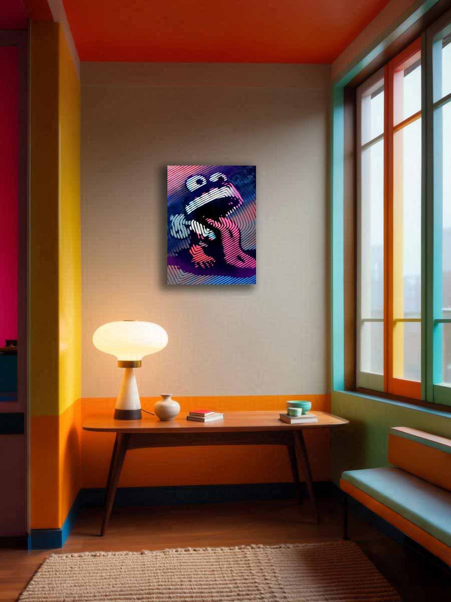 painting on display