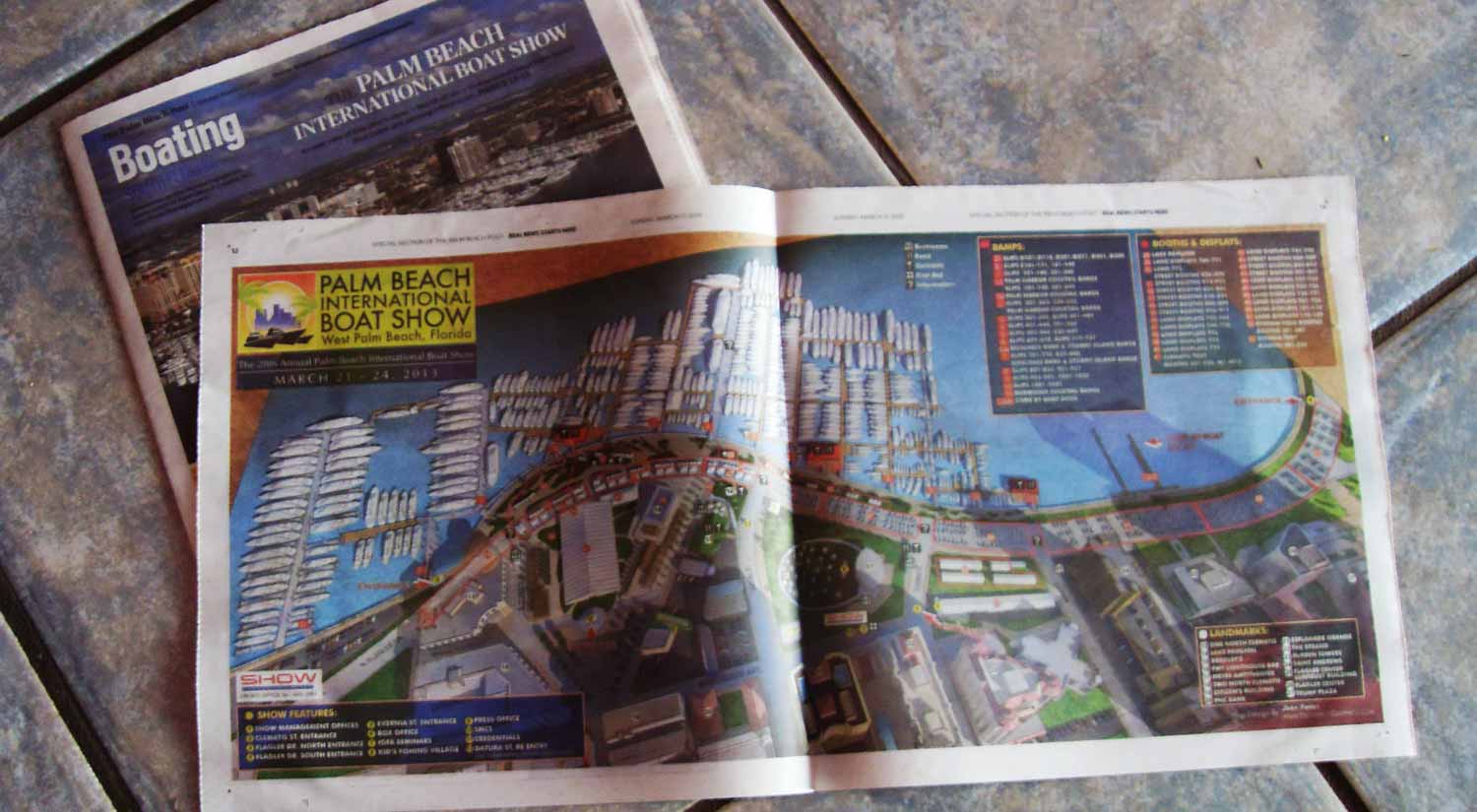 Map in Palm Beach Post