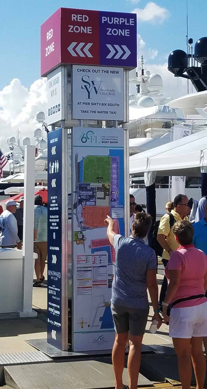 Fort Lauderdale International Boat Show Map
