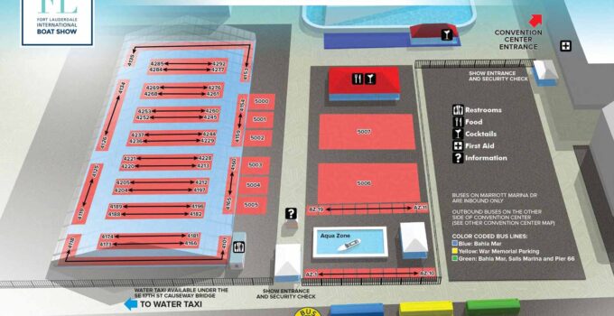 Broward County Convention Center Sailfish Pavilion Map - 2017