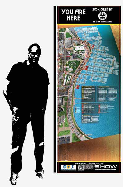 Palm Beach International Boat Show Map 2014