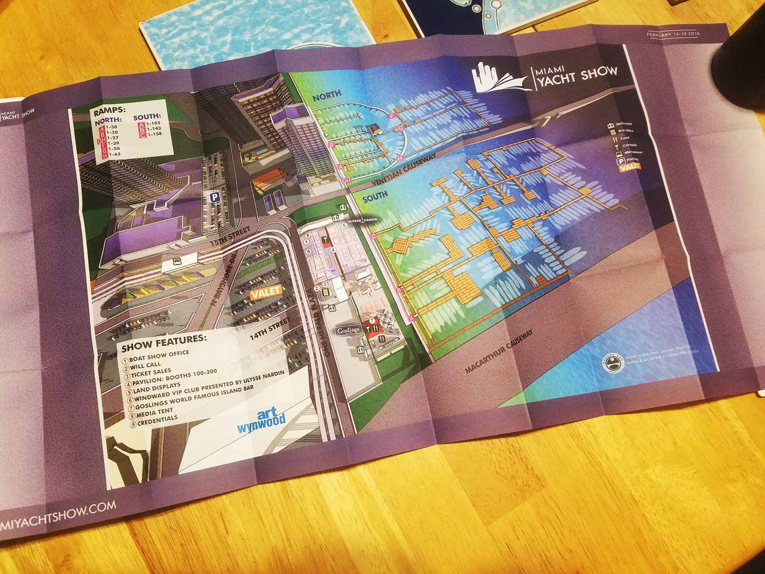 Miami Boat Show Map