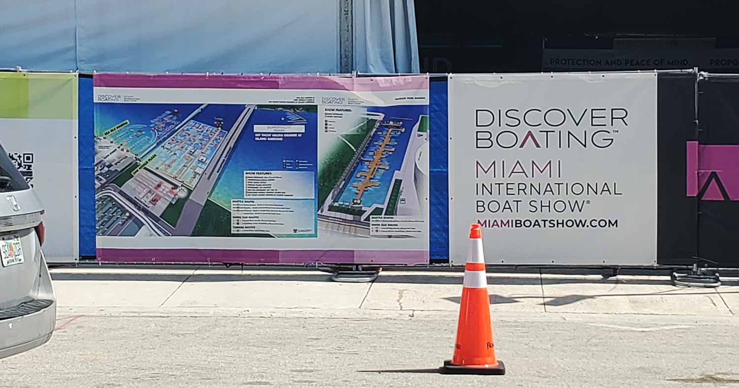 MIAMI INTERNATIONAL BOAT SHOW MAP - SEA ISLE, HERALD PLAZA 2022