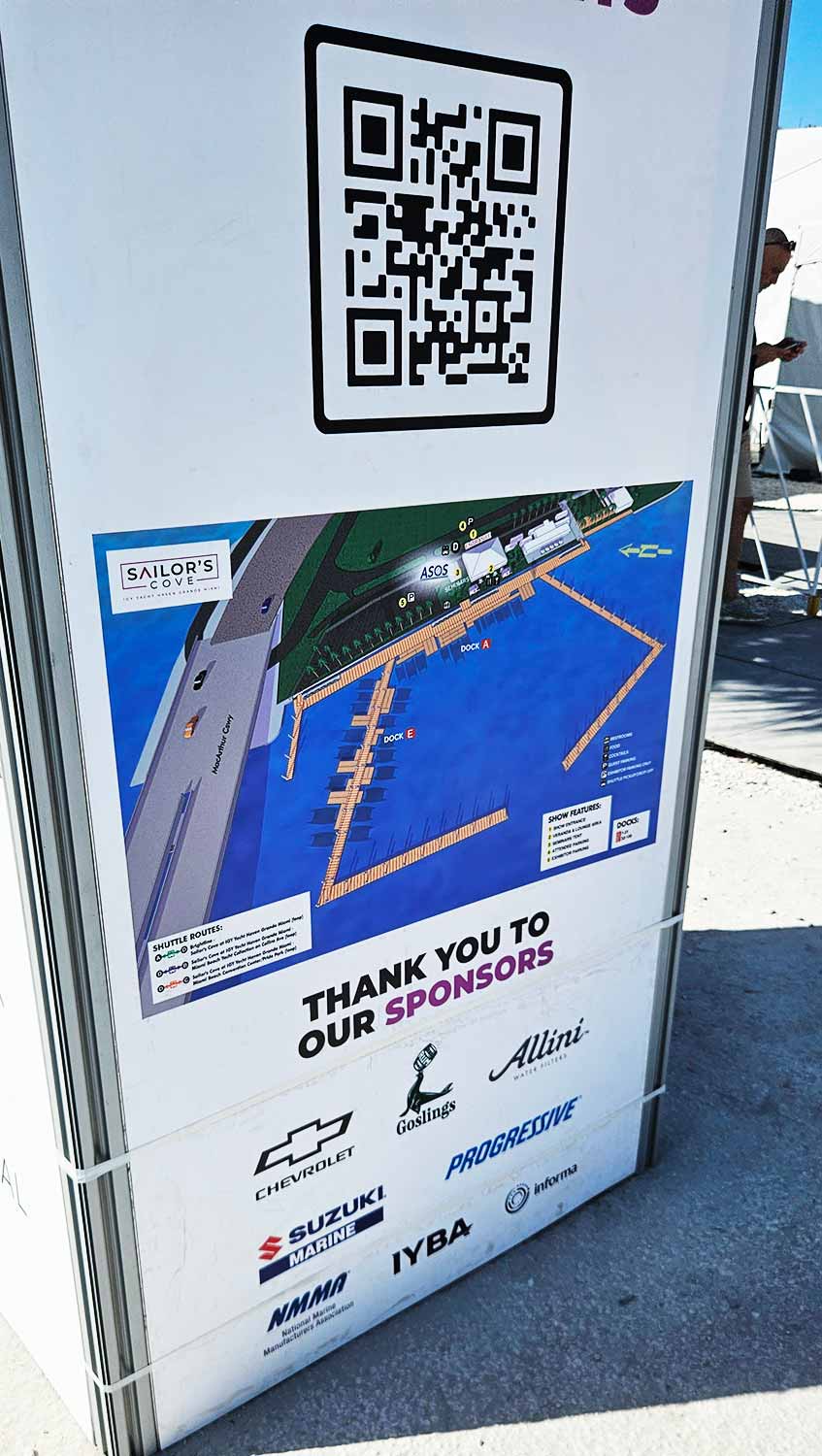 Yacht Haven Grande Miami At Island Gardens - Sailor's Cove Sign