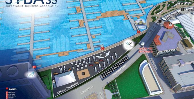 Palm Beach International Boat Show SYBAss Map 2026