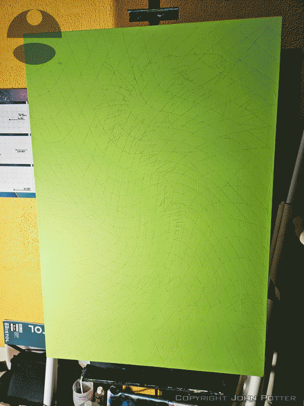 painting in progress