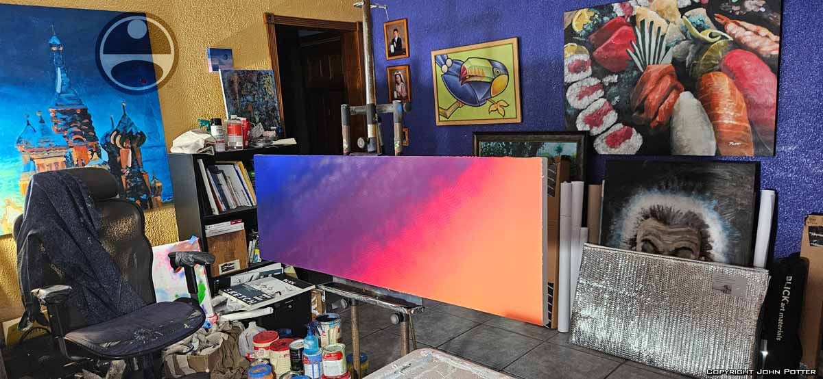 Painting in progress