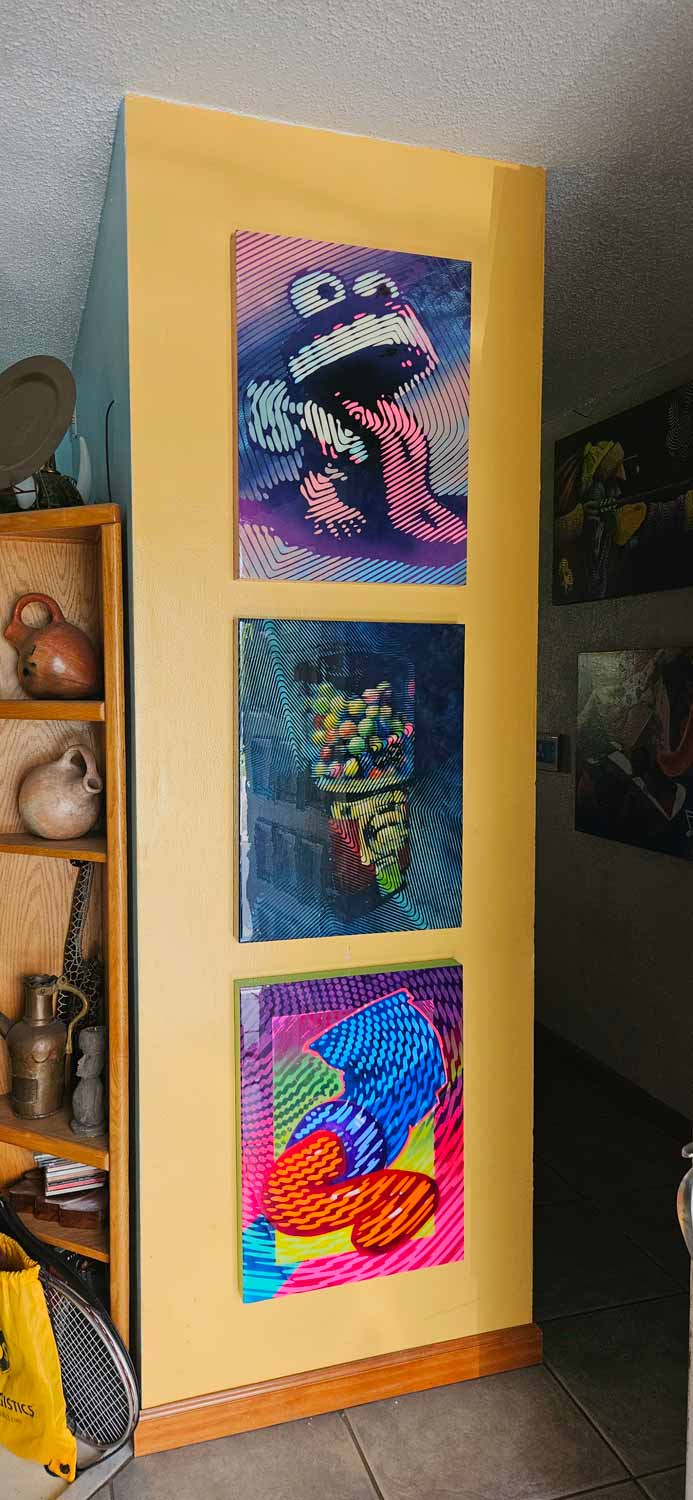 Tongue Painting on display