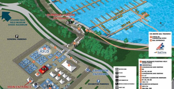 2026 Windy City Boat & Yacht Show Map