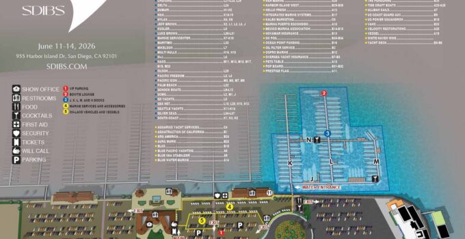 Behind the Map: The 2026 San Diego International Boat Show Illustration