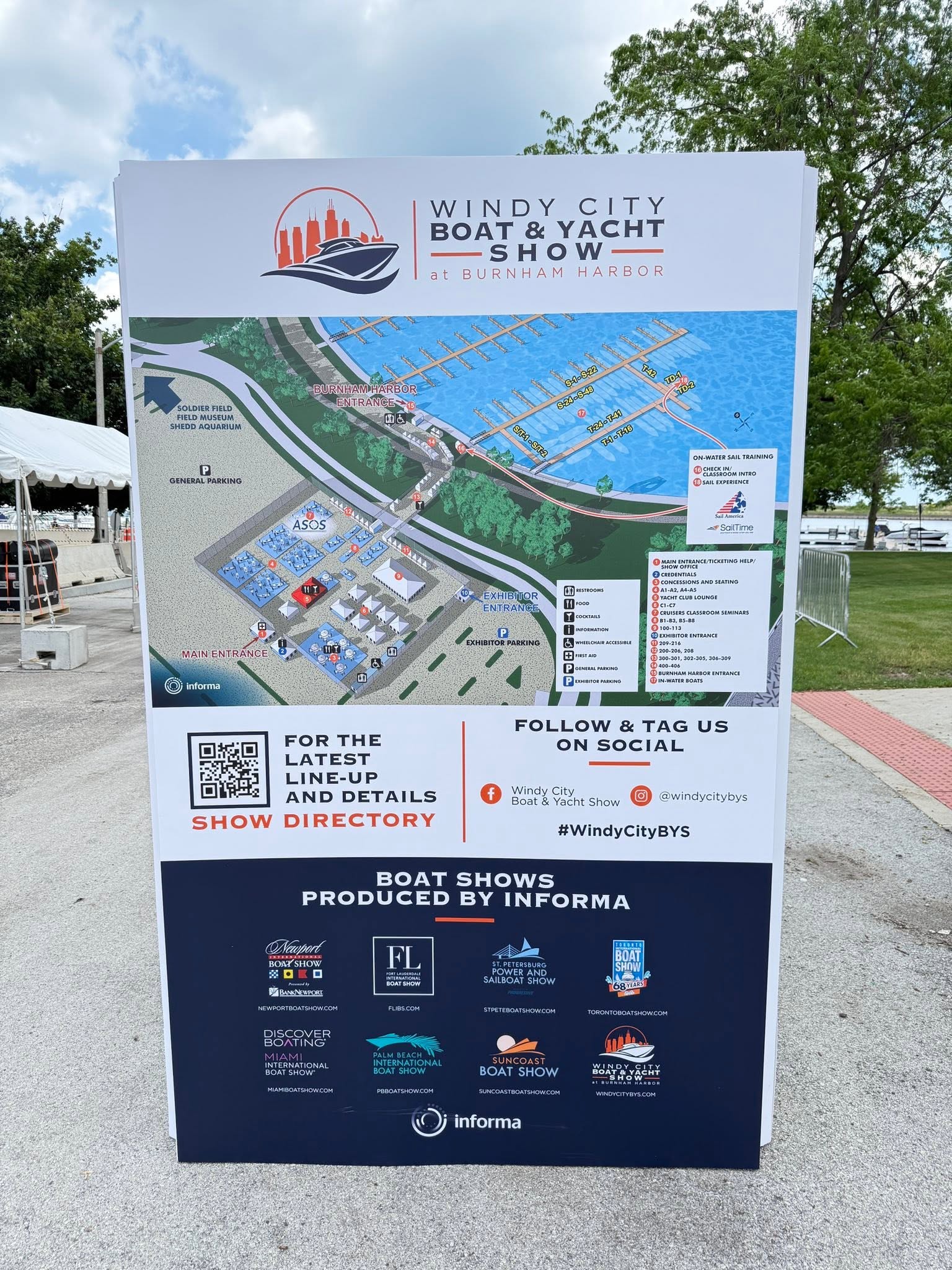 Fort Lauderdale International Boat Show Map Sign