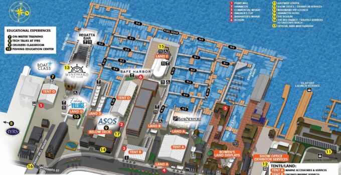 2026 Newport International Boat Show Map