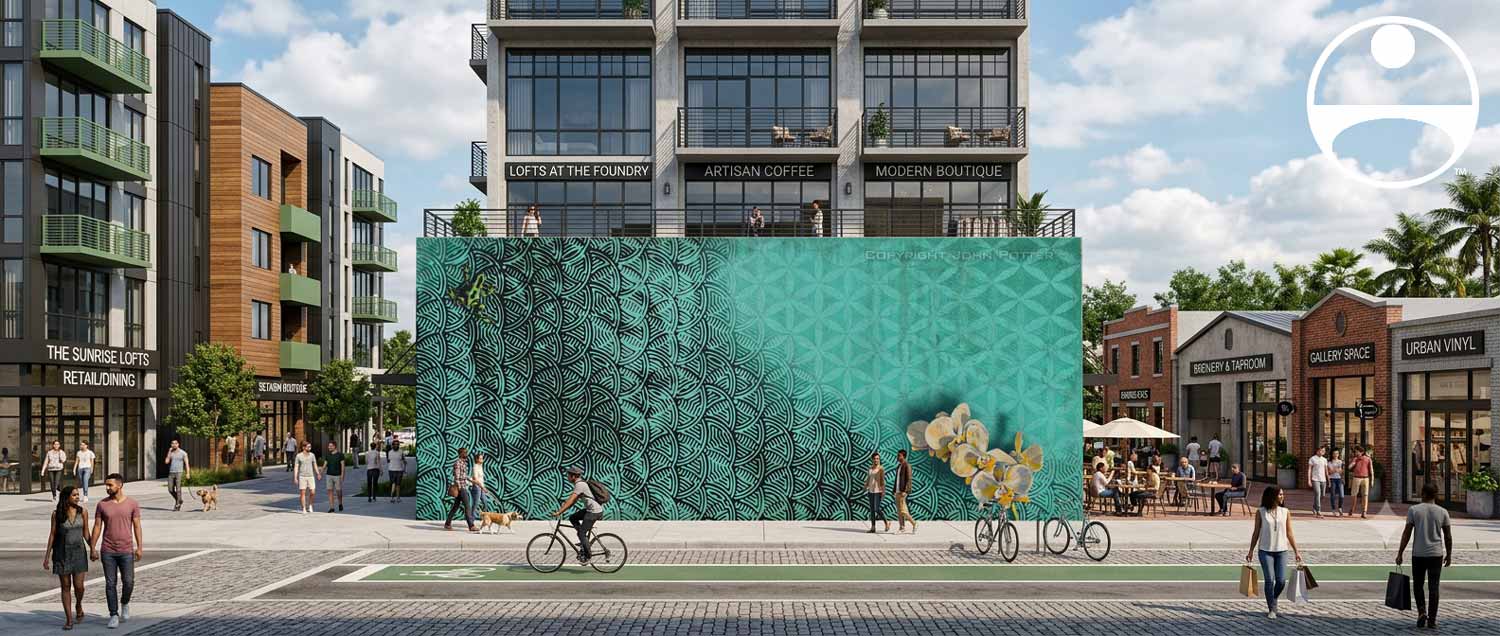 Painting as a mural
