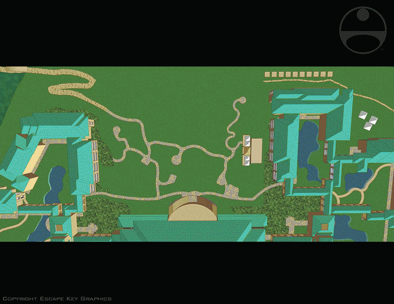 Illustrated Resort Map