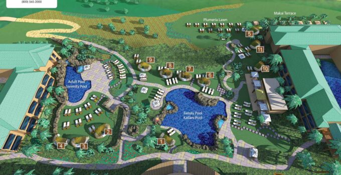 A New Map of The Sanctuary at Four Seasons Resort Lanai