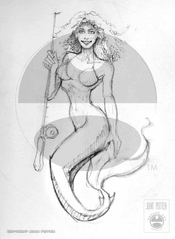 Mermaid Sketch