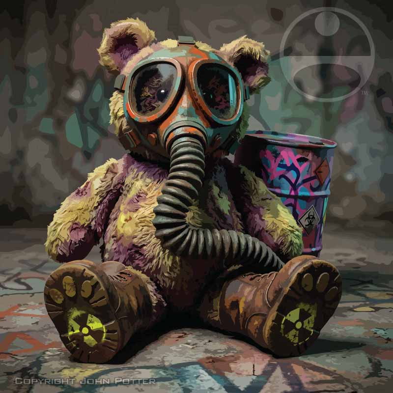 AI Teddy Bear Vector 02
