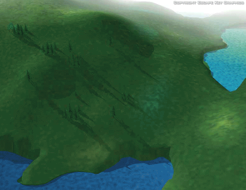 Resort Map progress of creation animation