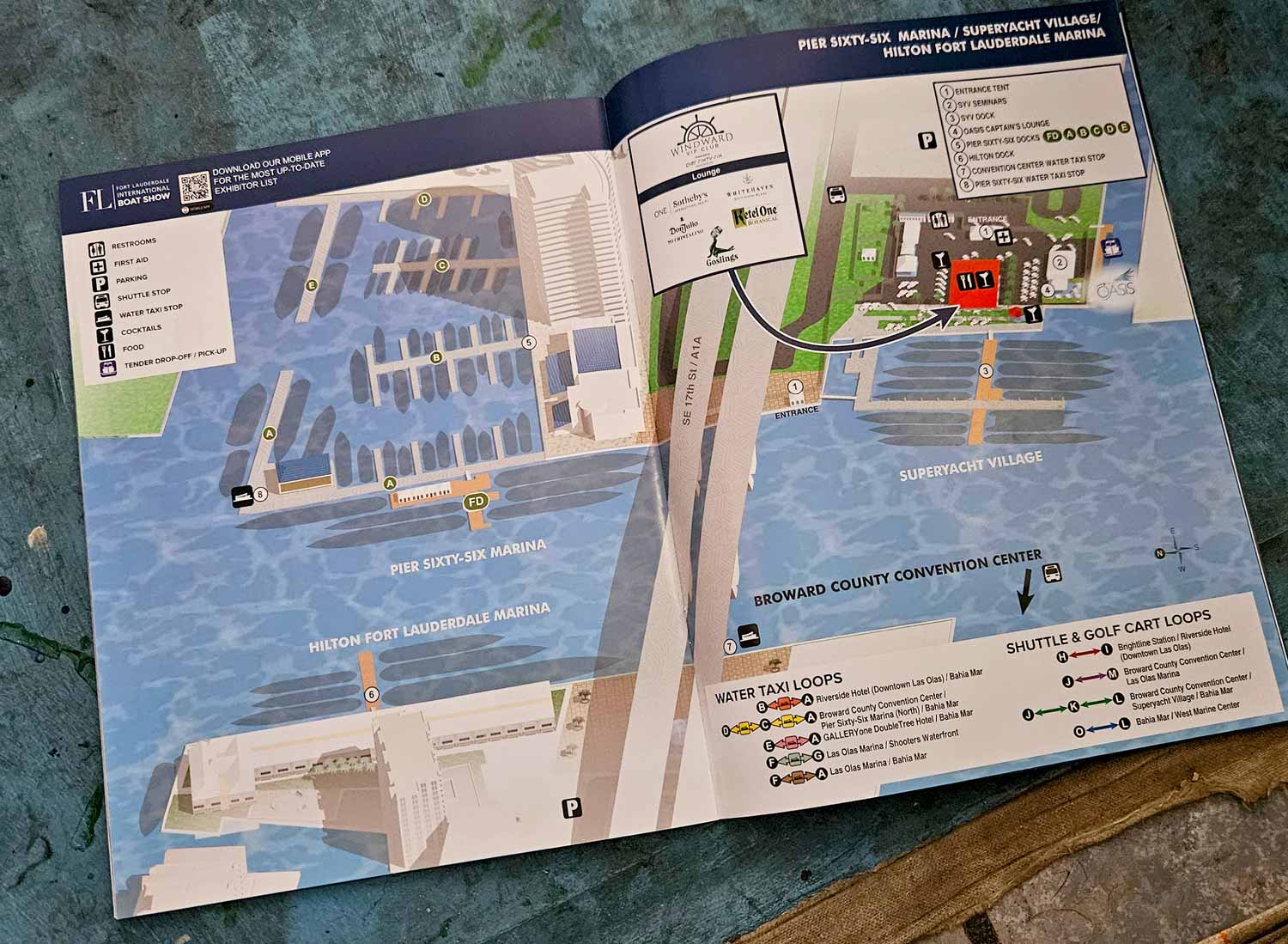 Fort Lauderdale International Boat Show 17th Street Map In Show Directory