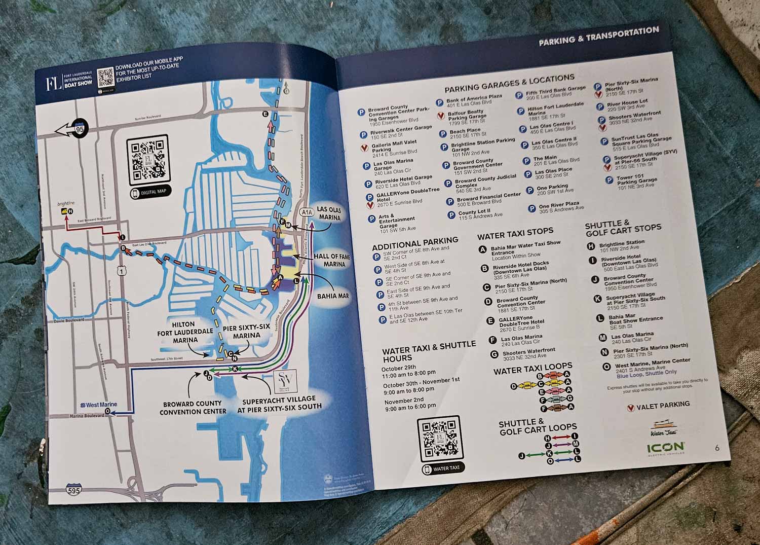 Fort Lauderdale International Boat Show Transportation Map In Show Directory