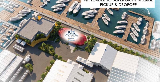 Windward VIP Cabana Club at Bahia Mar Map
