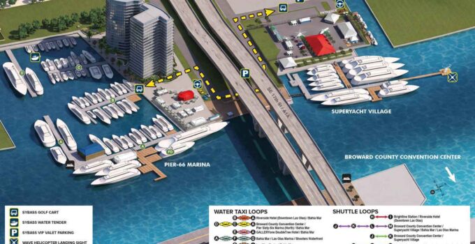 Fort Lauderdale International Boat Show SYBAss Map 2026