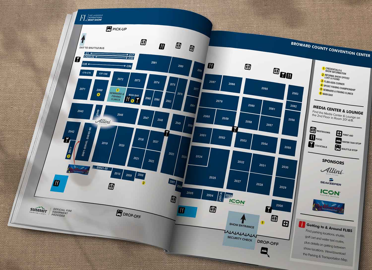 Broward County Convention Center Map In Show Directory
